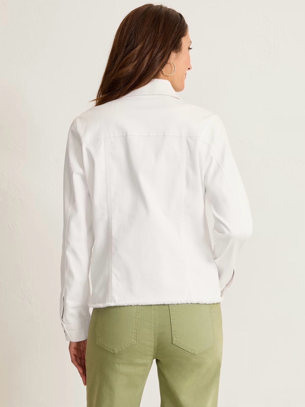 Tommy Bahama Ella Twill WhiteJean Jacket - Picture 3 of 6